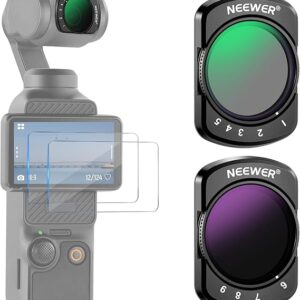 Kit Filtros variables ND2-ND32 y ND64-ND512 Osmo Pocket 3 + Vidrio Protector